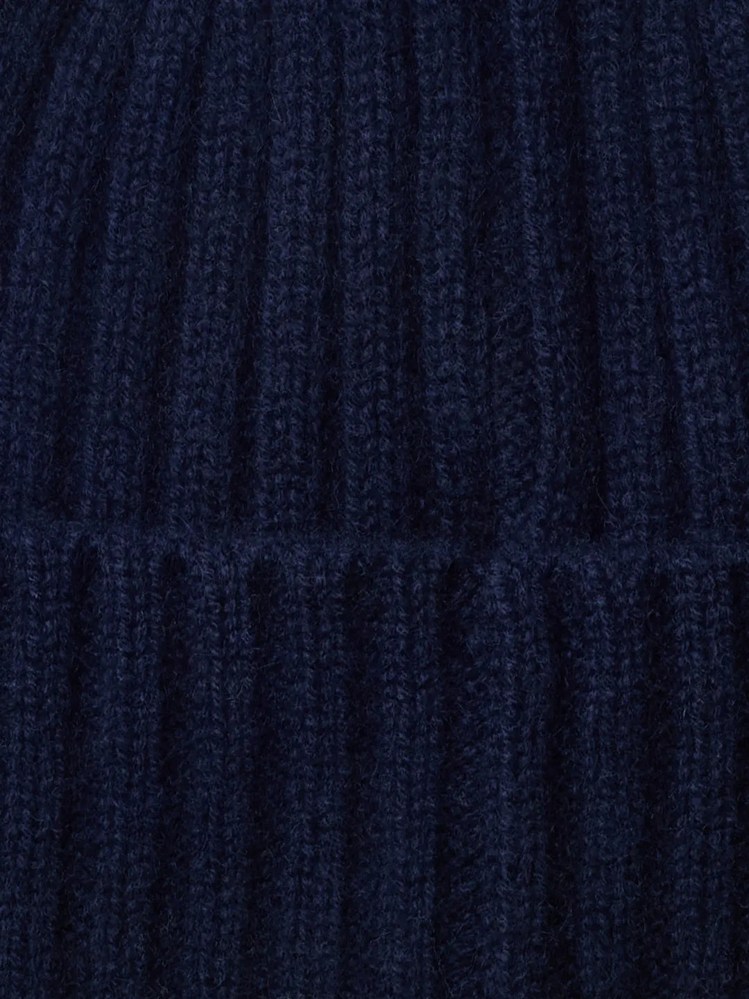 Selected Cashmere Blend Beanie Hat - Navy Blazer