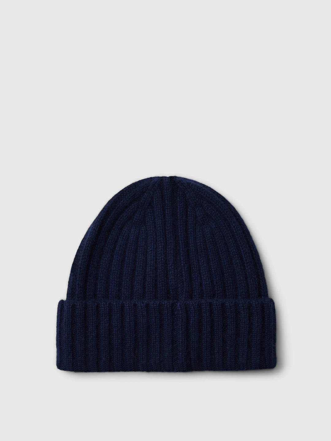 Selected Cashmere Blend Beanie Hat - Navy Blazer