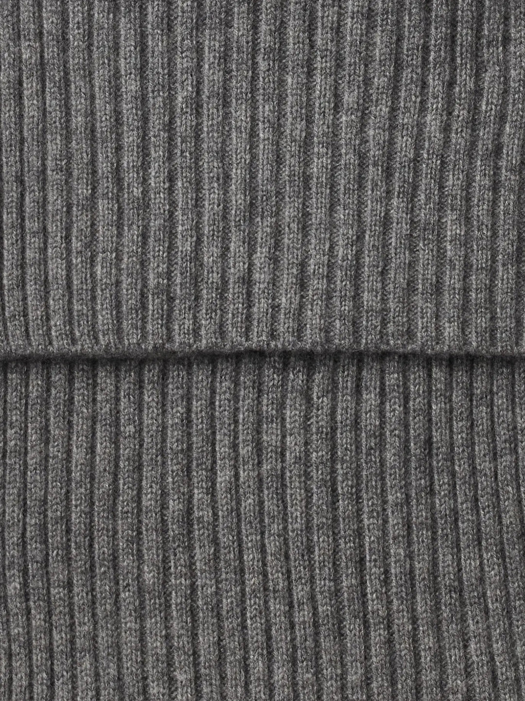 Selected Cashmere Blend Scarf - Medium Grey Melange