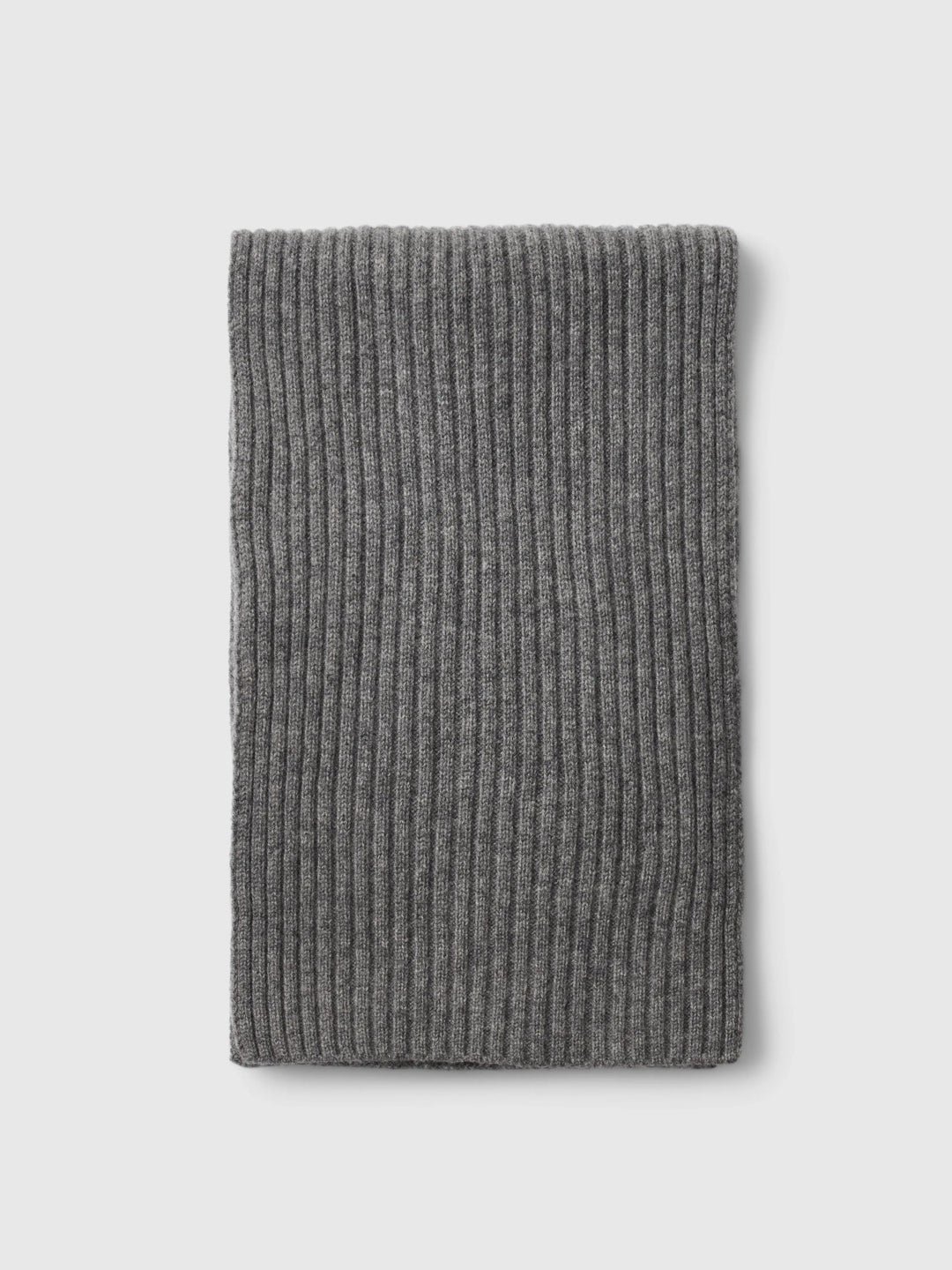 Selected Cashmere Blend Scarf - Medium Grey Melange