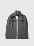 Selected Cashmere Blend Scarf - Medium Grey Melange