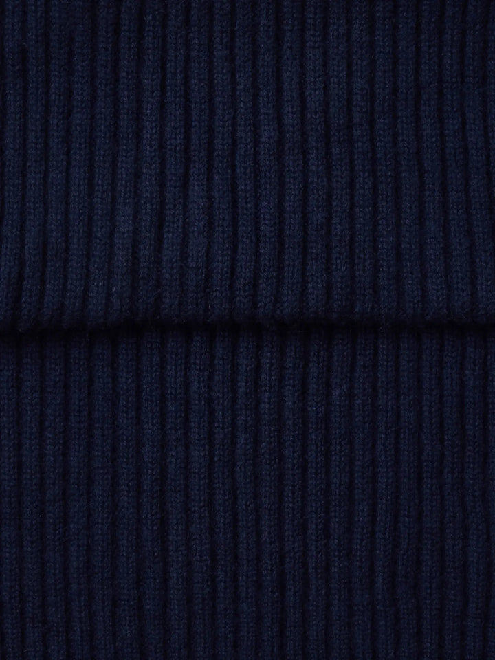 Selected Cashmere Blend Scarf - Navy Blazer