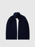 Selected Cashmere Blend Scarf - Navy Blazer