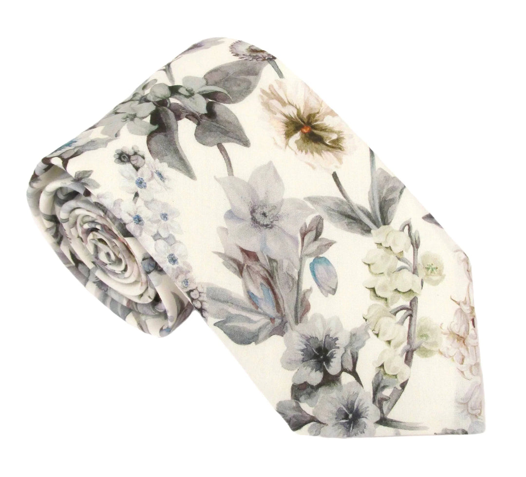 Liberty Fabric Cotton Tie - Fairytale Lilac