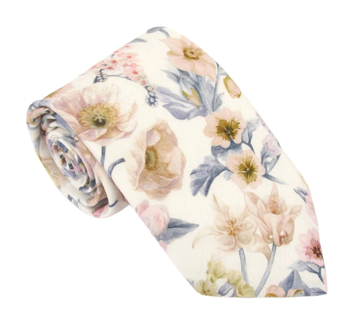 Liberty Fabric Cotton Tie - Fairytale Pastel