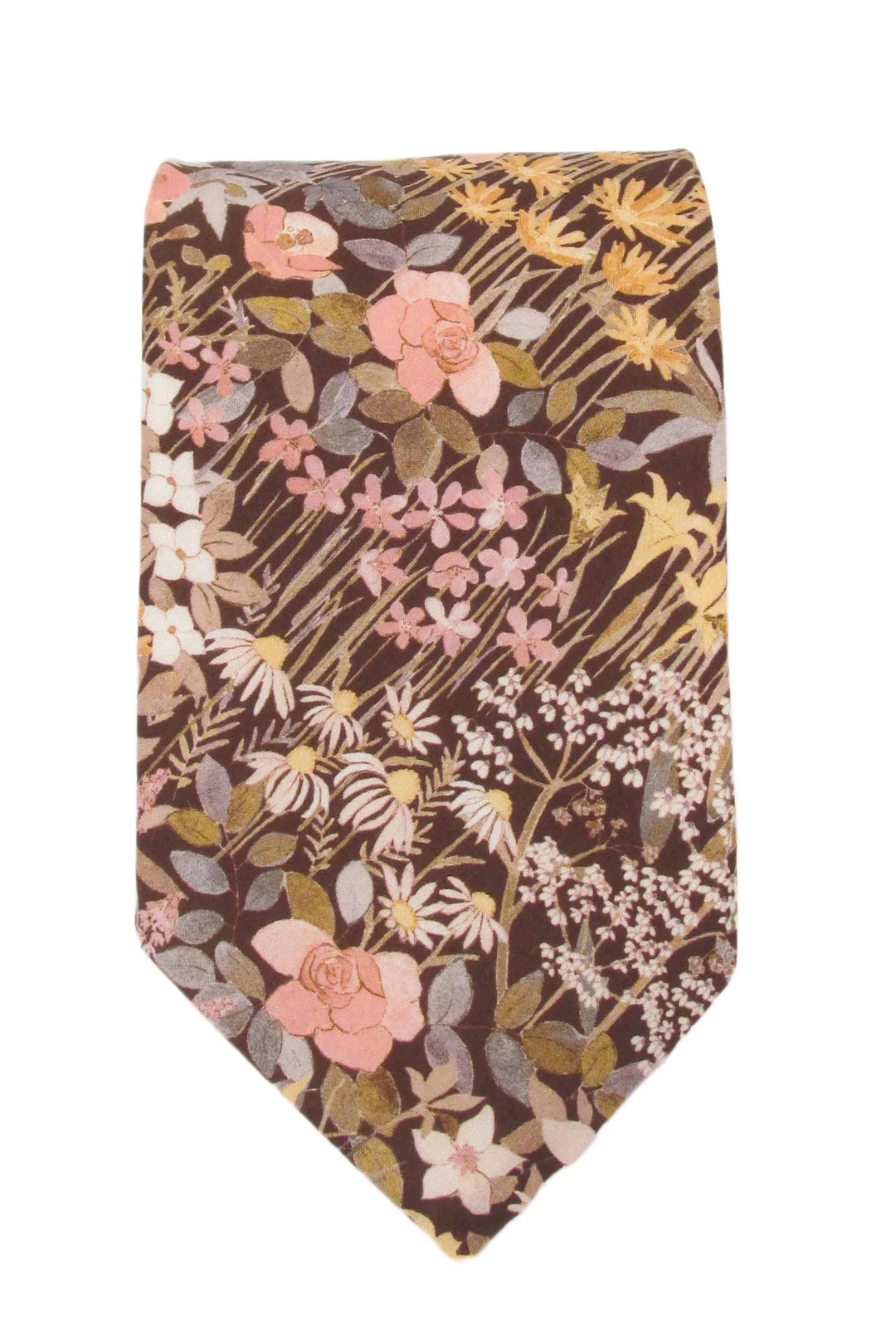 Liberty Fabric Cotton Tie - Faria - Pink