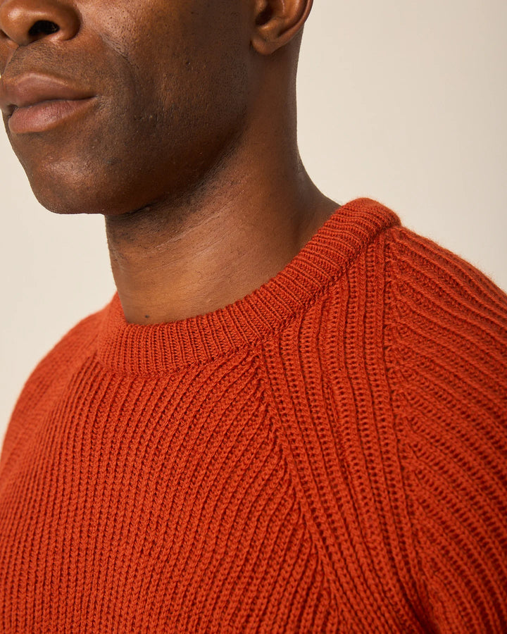 Peregrine Ford Crew Jumper - Orange