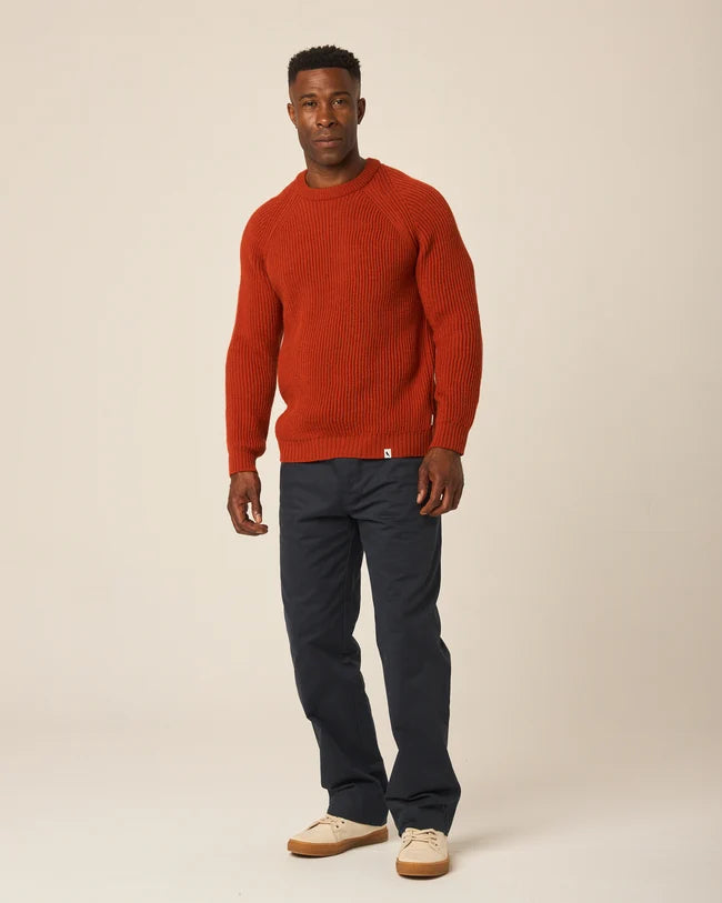 Peregrine Ford Crew Jumper - Orange