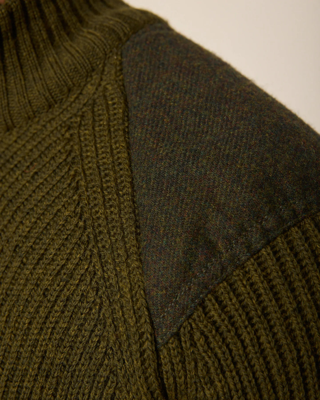 Peregrine Foxton 1/4 Zip Jumper - Olive