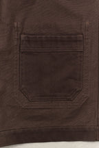 GANT Brushed Twill Overshirt - Brown