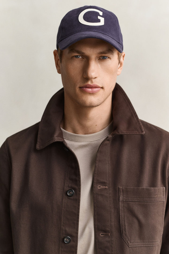 GANT Brushed Twill Overshirt - Brown