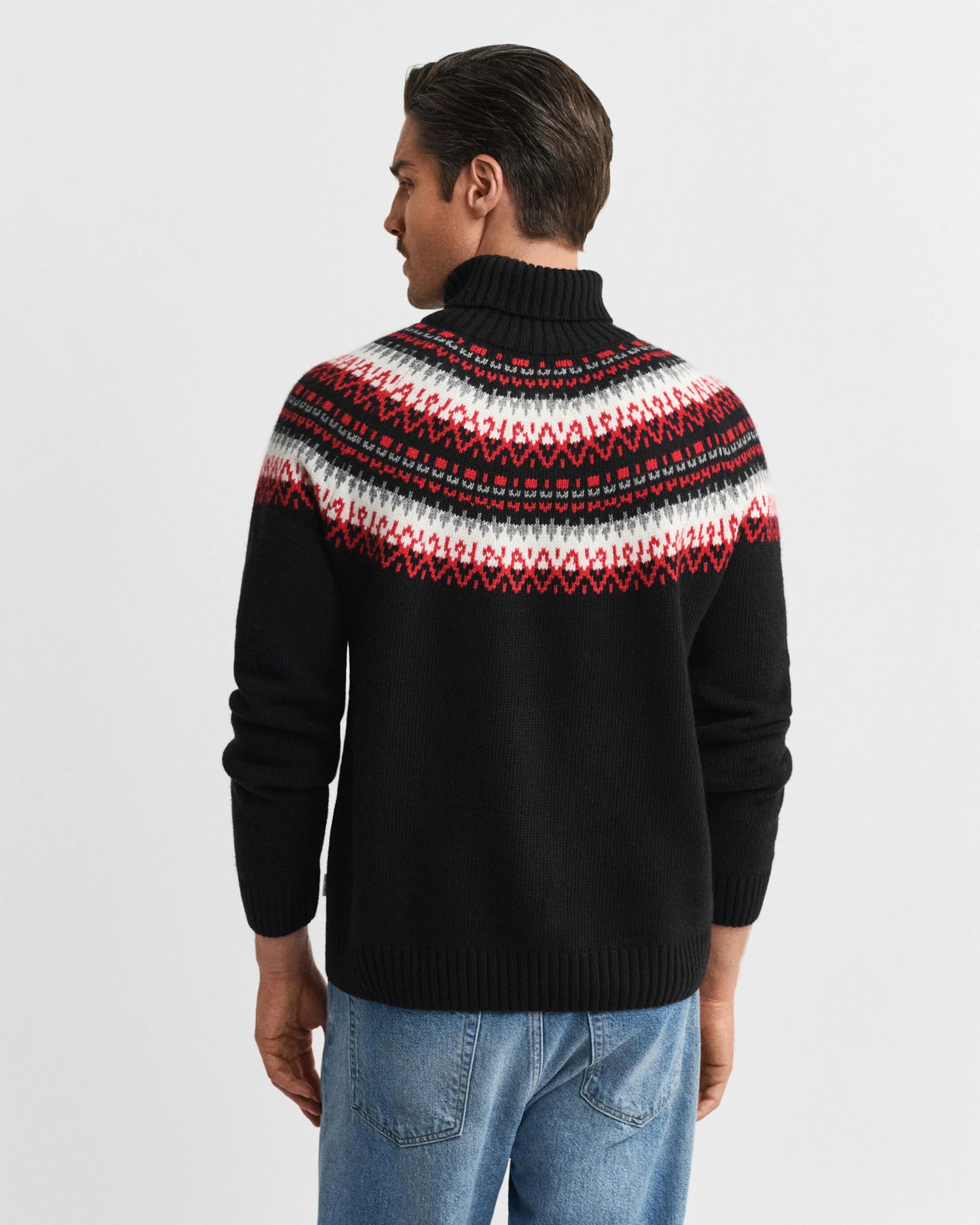 Gant Fairisle Turtle Neck Jumper