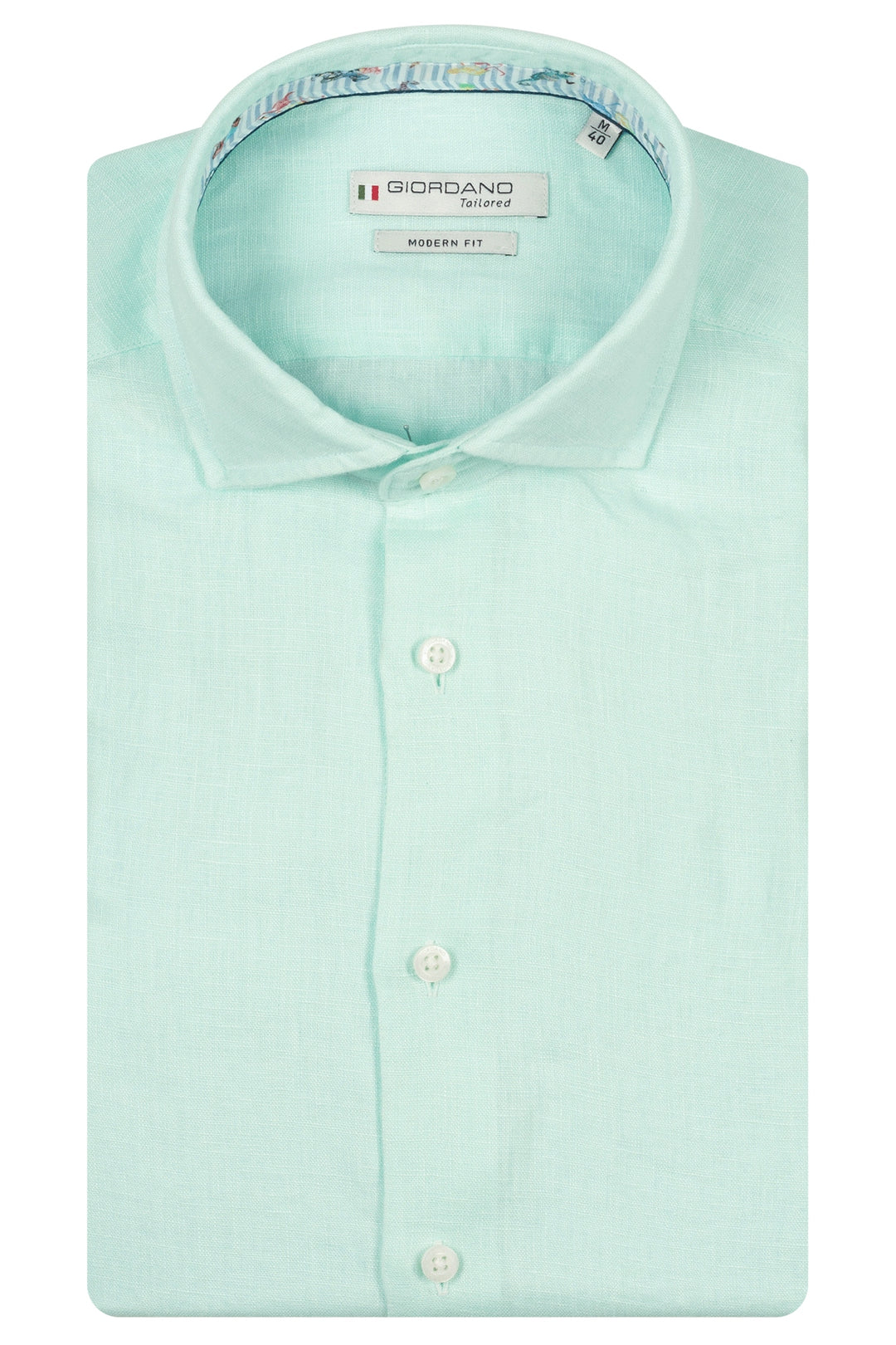 Giordano Row Long Sleeve Linen Shirt