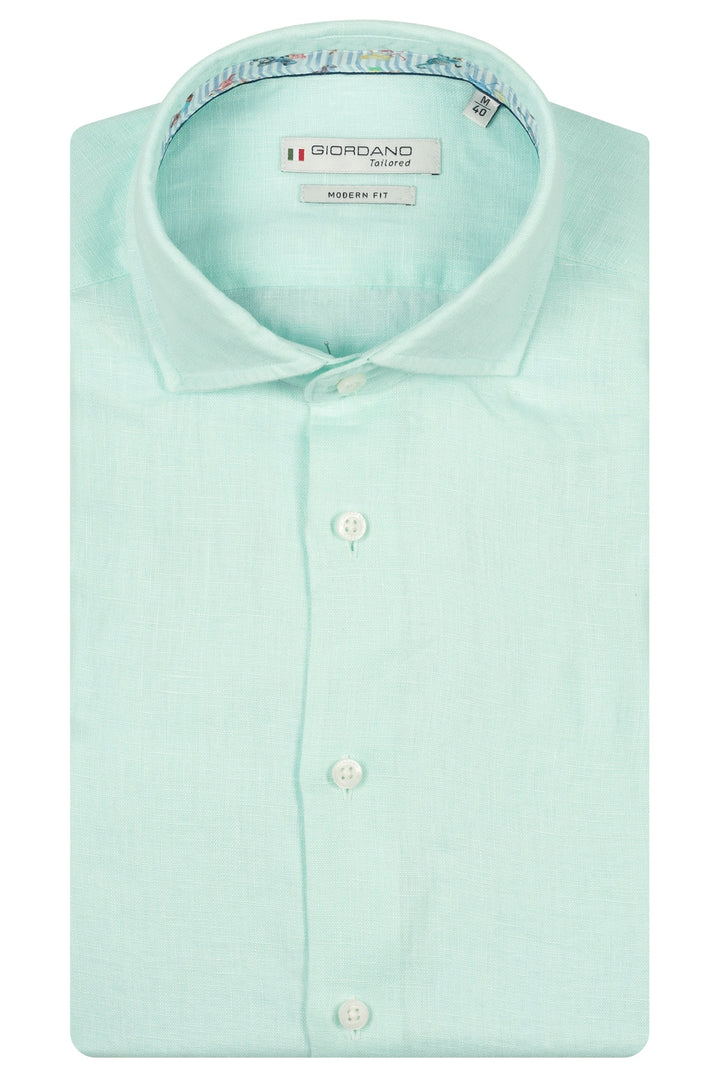 Giordano Row Long Sleeve Linen Shirt