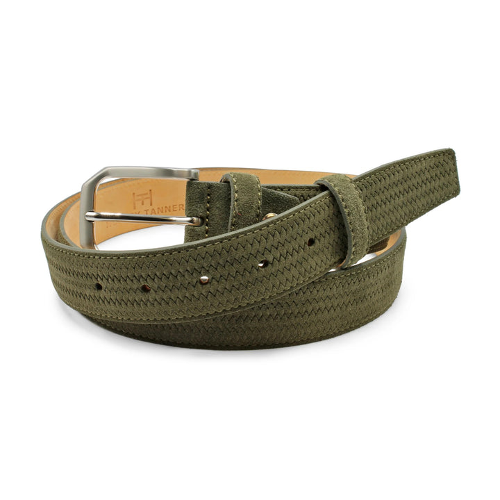 Huxley Tanner "Hagler" Woven Suede Belt