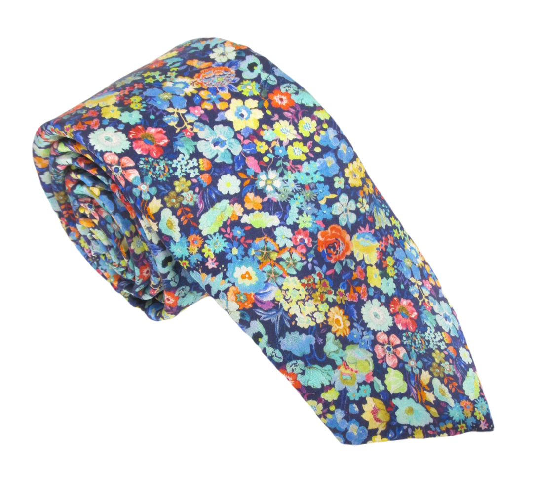 Liberty Fabric Cotton Tie - Classic Garden
