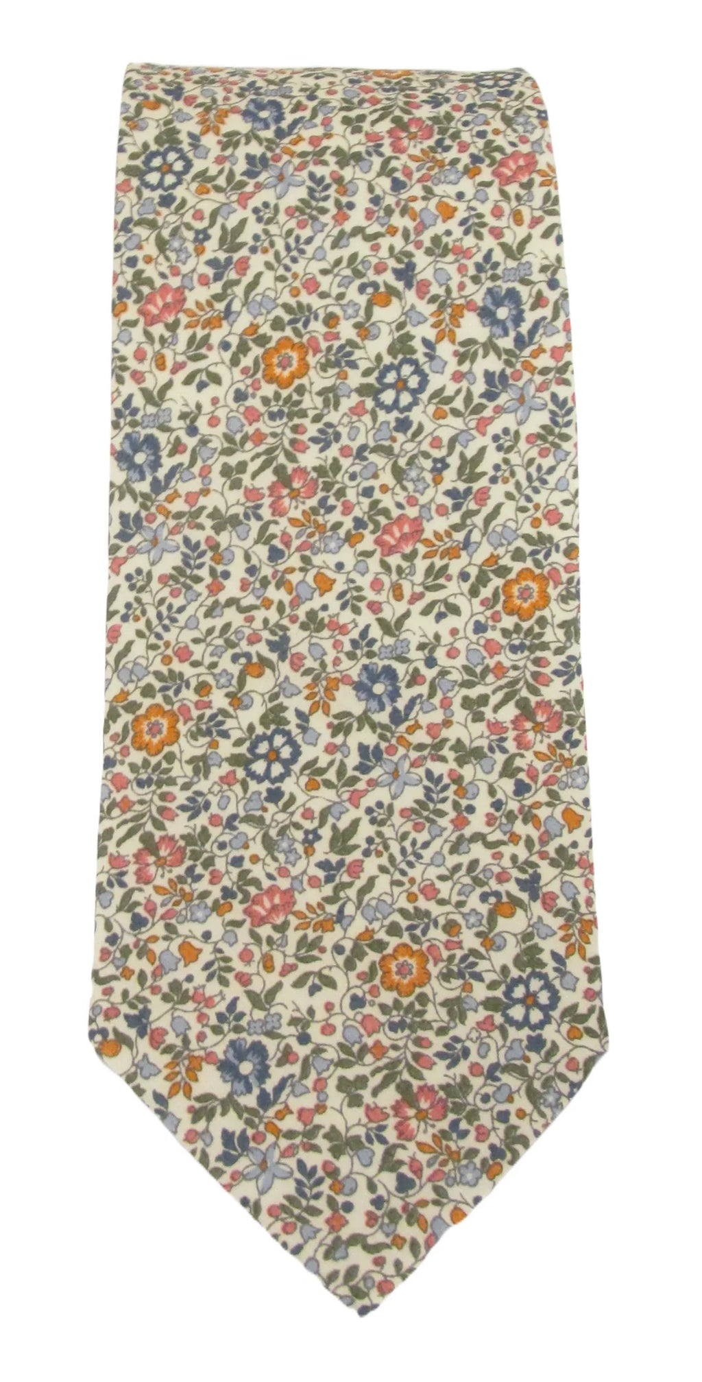 Liberty Fabric Cotton Tie - Katie & Millie Tan by Van Buck