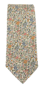 Liberty Fabric Cotton Tie - Katie & Millie Tan by Van Buck