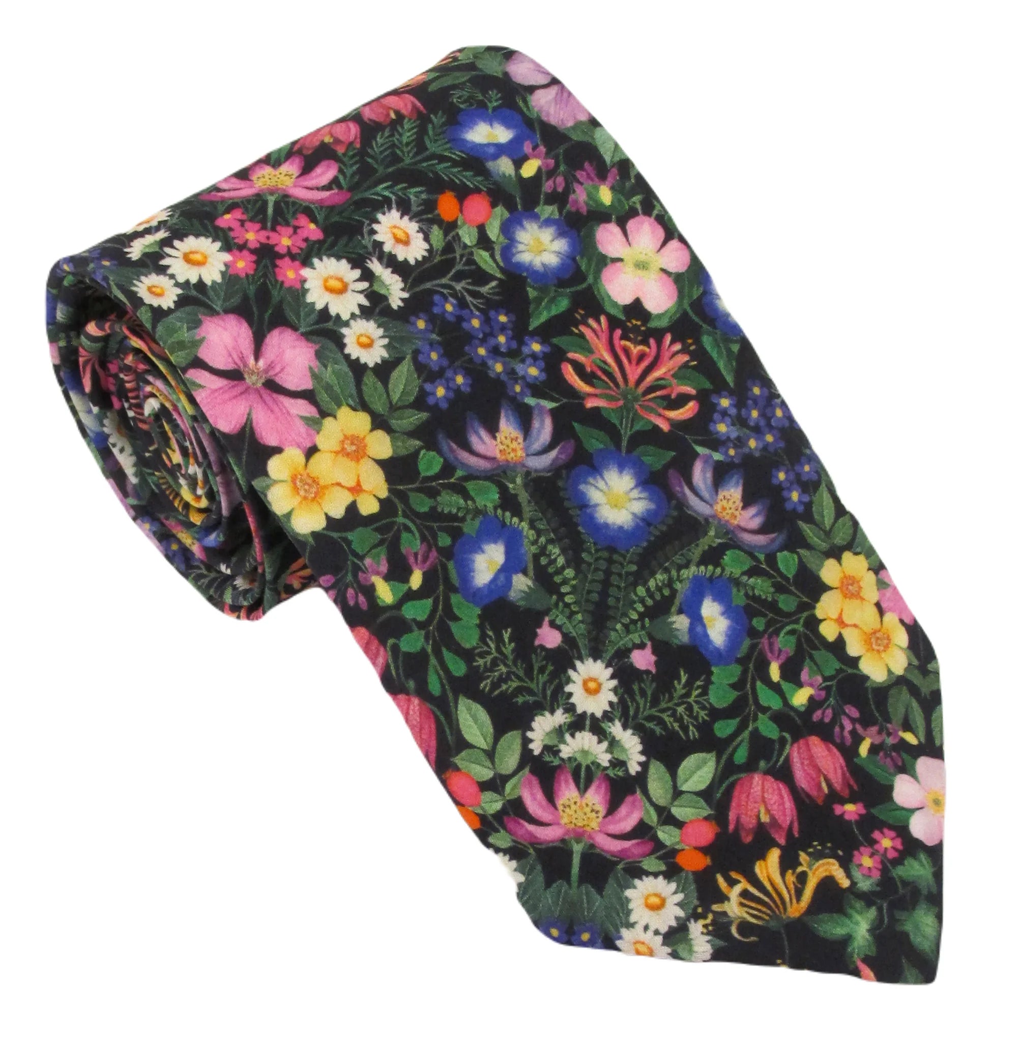 Liberty Fabric Cotton Tie - Mary Patricia Multi