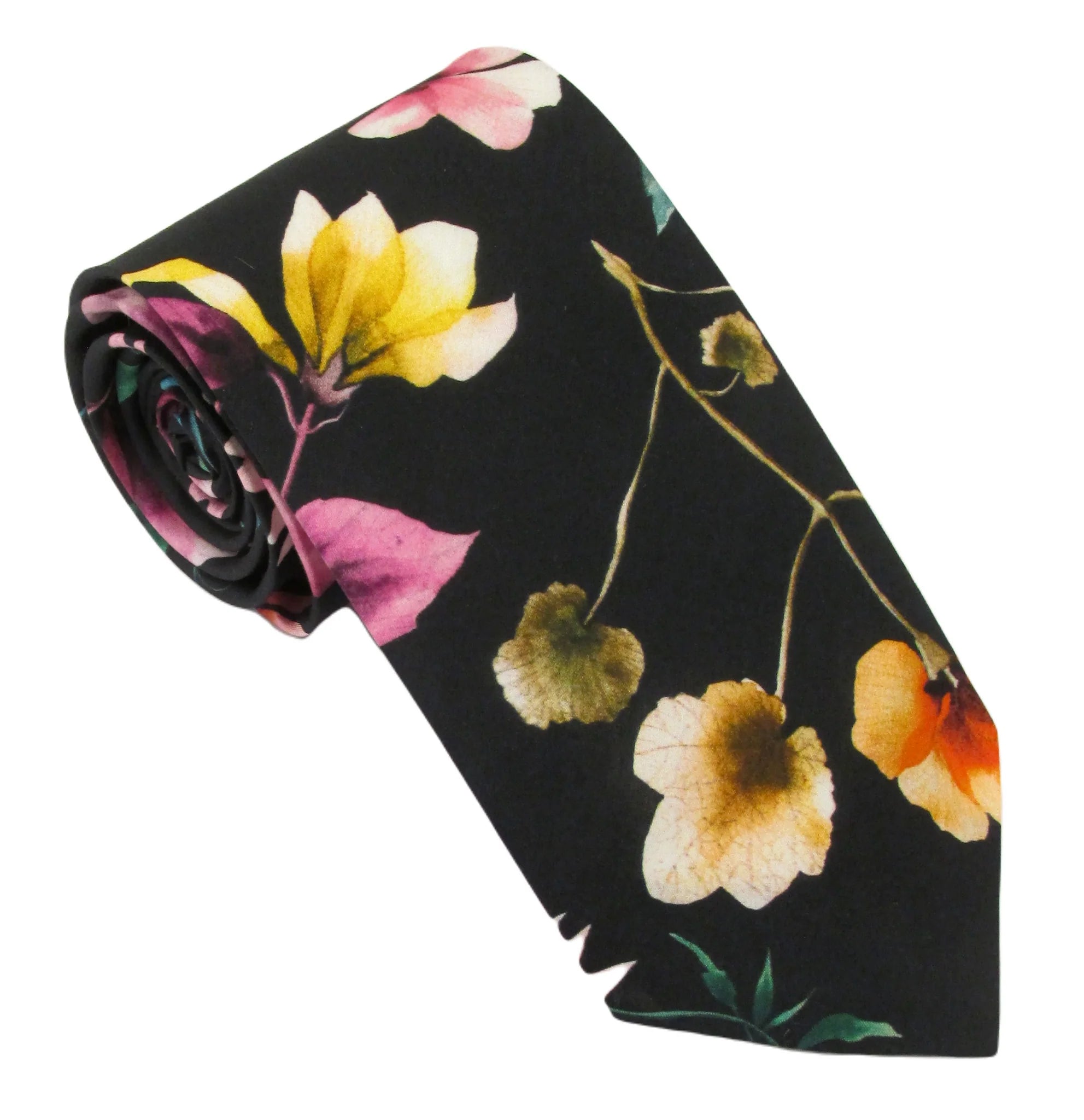 Liberty Fabric Cotton Tie - Herbarium by Van Buck