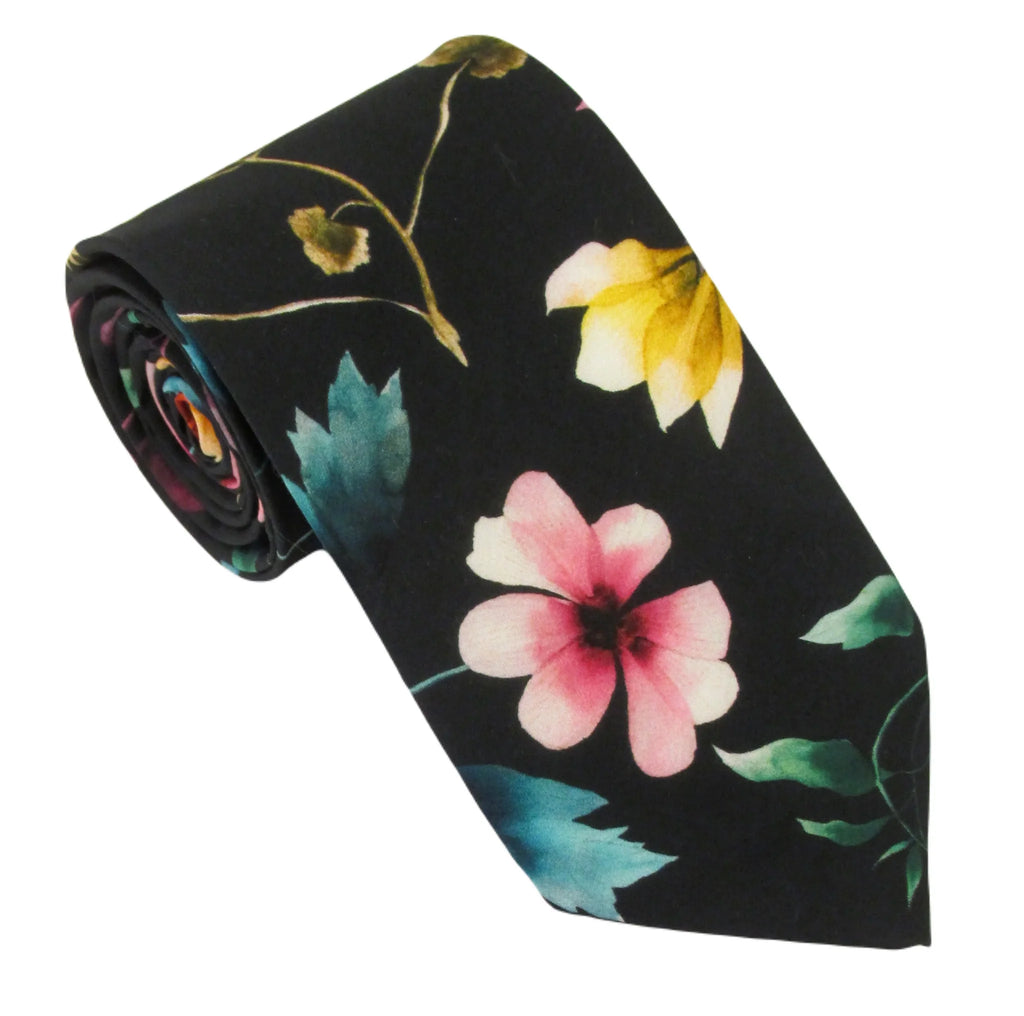 Liberty Fabric Cotton Tie - Herbarium by Van Buck