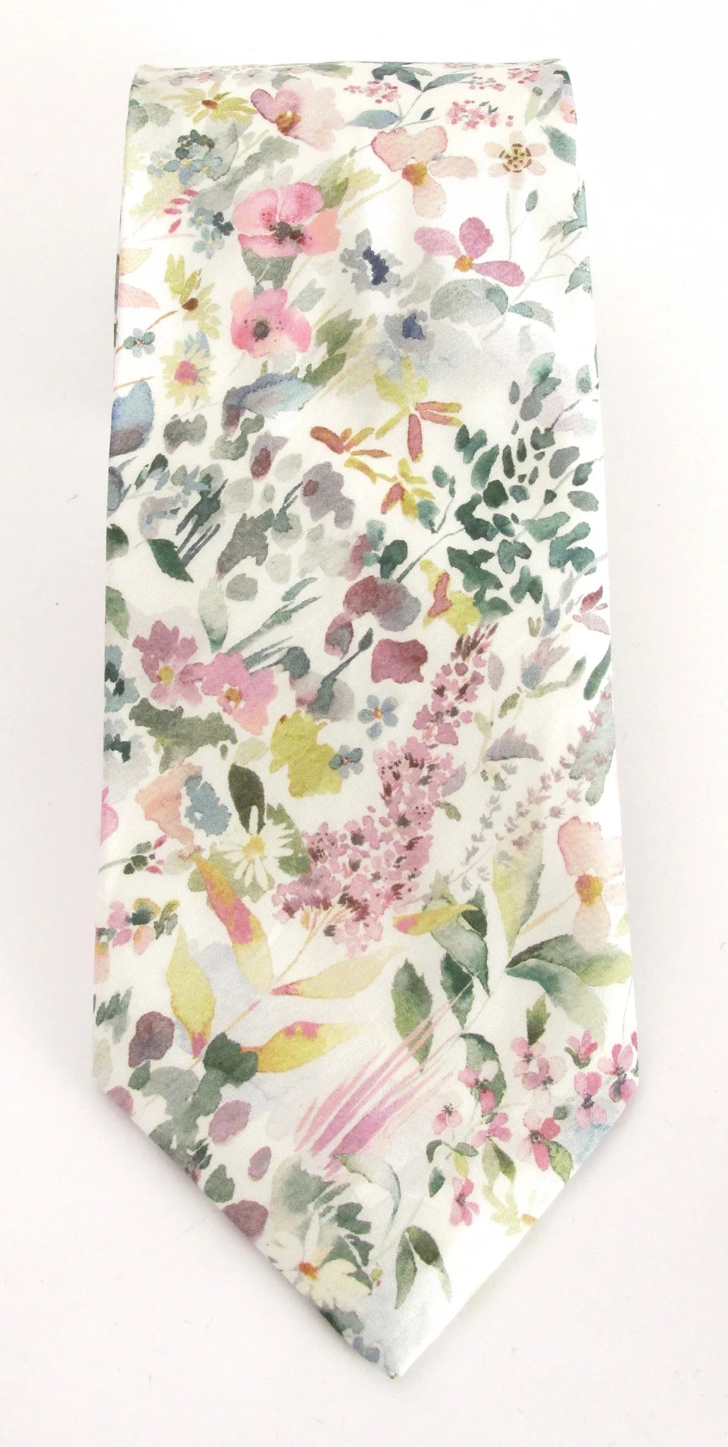 Liberty Fabric Cotton Tie - Felda Lillac