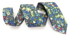 Liberty Fabric Cotton Tie - Strawberry Thief by Van Buck - Green