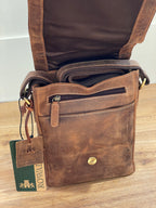 Rowallan Rustic Leather Body Bag
