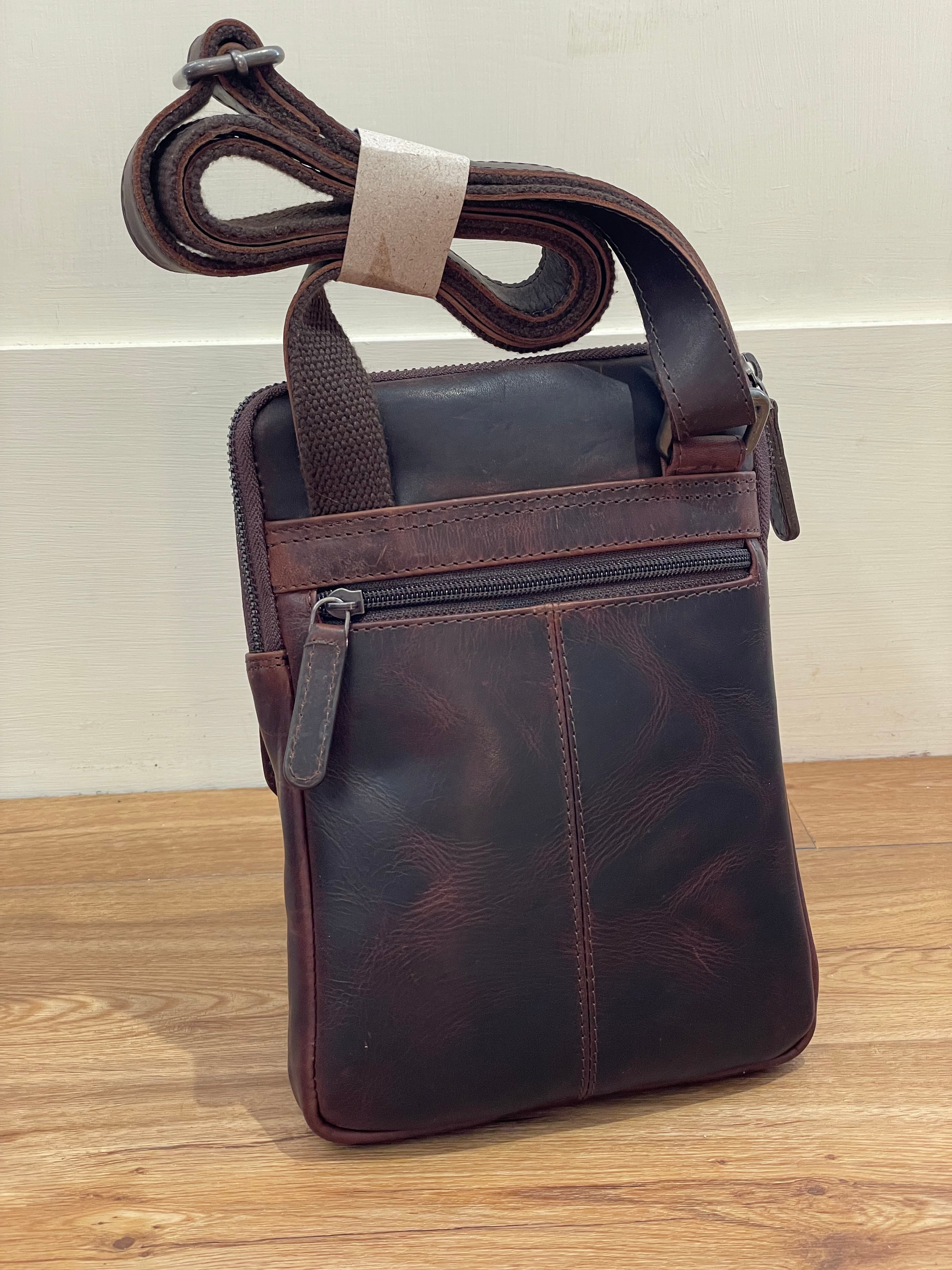 Rowallan Slim Leather Body Bag