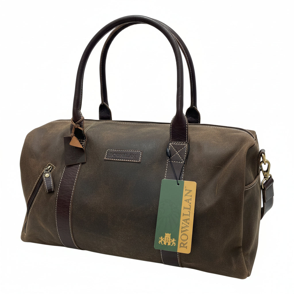 Rowallan Distressed Leather Holdall 2964