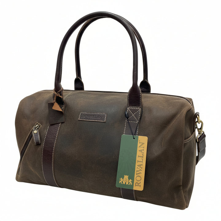 Rowallan Distressed Leather Holdall 2964 - Brown