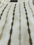 Franco Ponti Stripe Detail Crew Neck Jumper