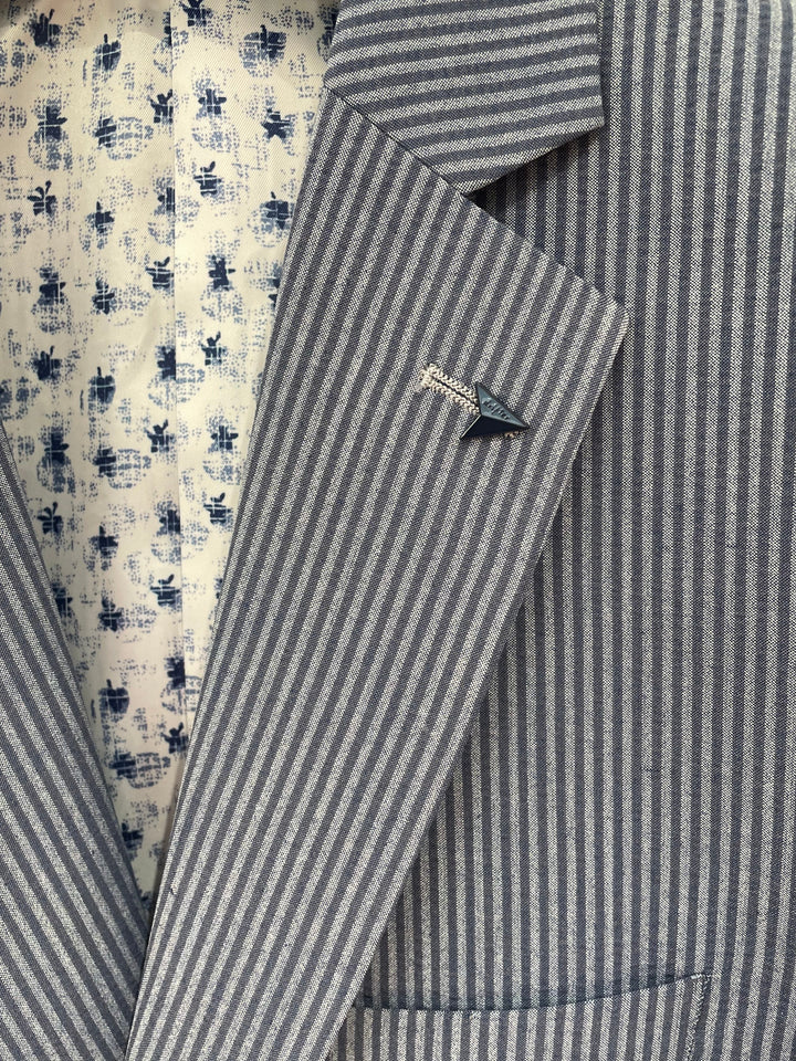 Douglas &amp; Grahame Toulouse Seersucker Stripe Jacket