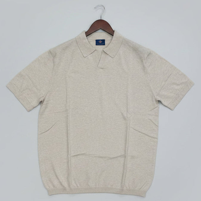 Baileys Knitted V-Collar Polo Shirt