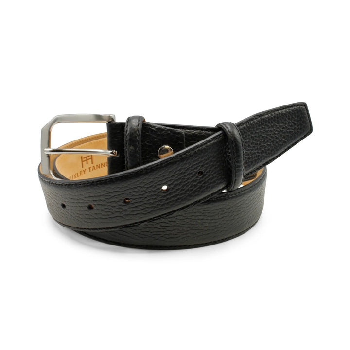 Huxley Tanner "Johnson" Cervo Texture Mottled Leather Belt