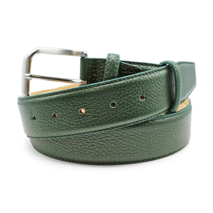 Huxley Tanner "Johnson" Cervo Texture Mottled Leather Belt