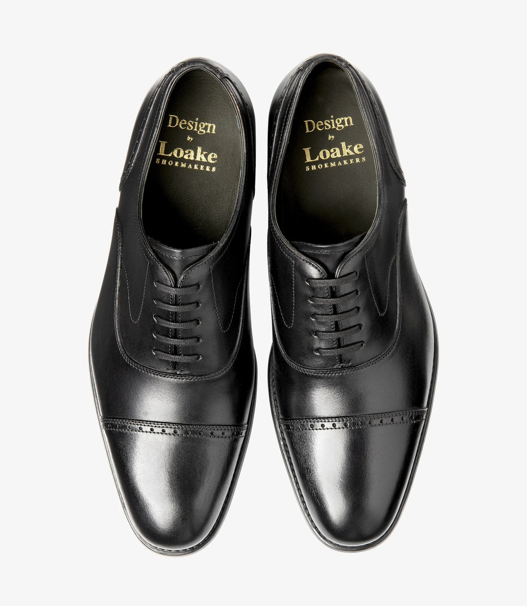 Loake Hughes Hand Painted Punched Toecap Shoes