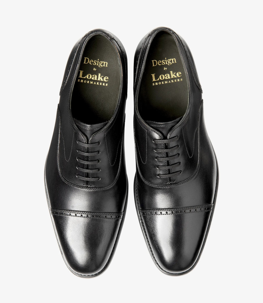 Loake Hughes Hand Painted Punched Toecap Shoes