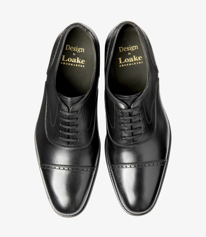 Loake Hughes Hand Painted Punched Toecap Shoes