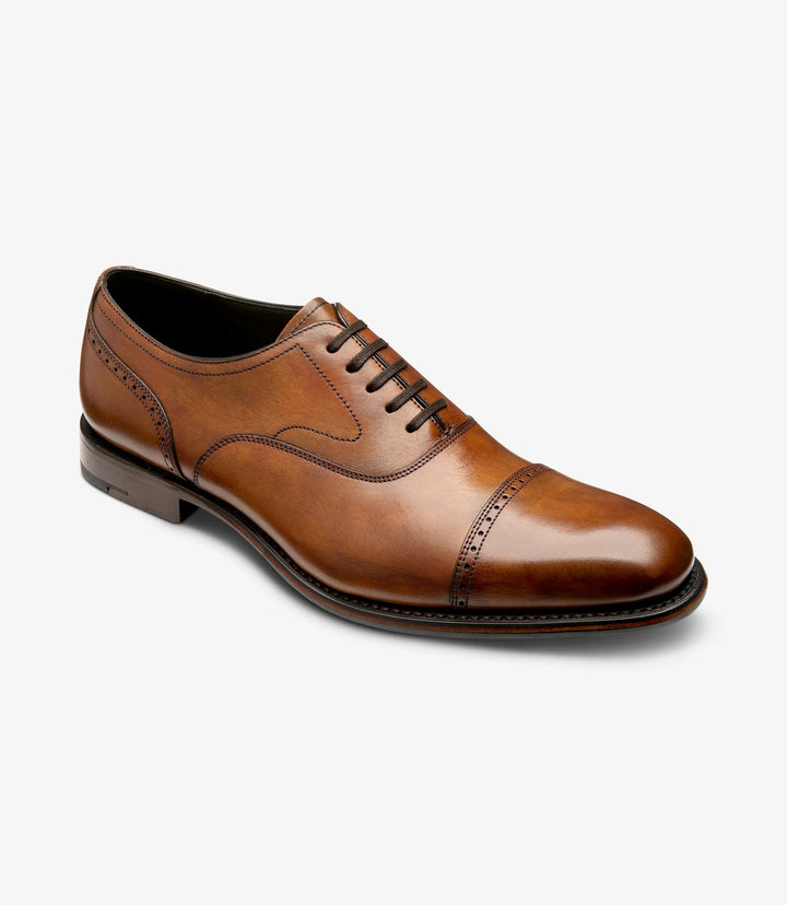 Loake Hughes Hand Painted Punched Toecap Shoes