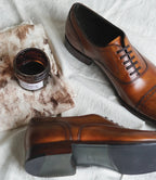 Loake Hughes Hand Painted Punched Toecap Shoes
