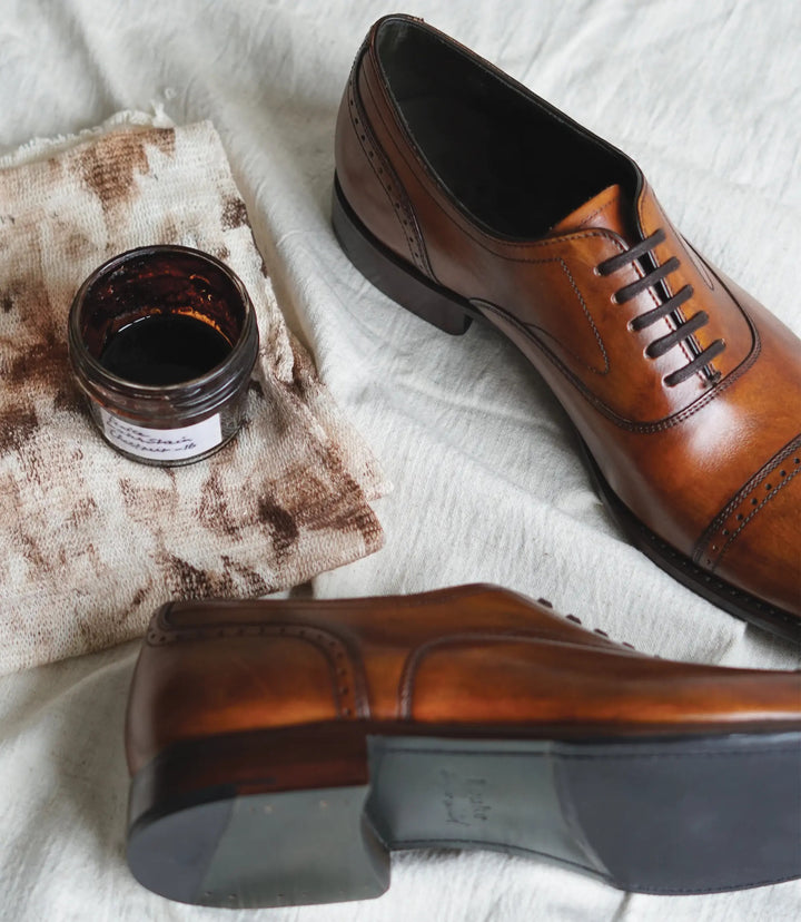 Loake Hughes Hand Painted Punched Toecap Shoes
