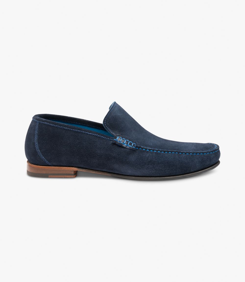 Loake Nicholson Suede Loafer Shoes