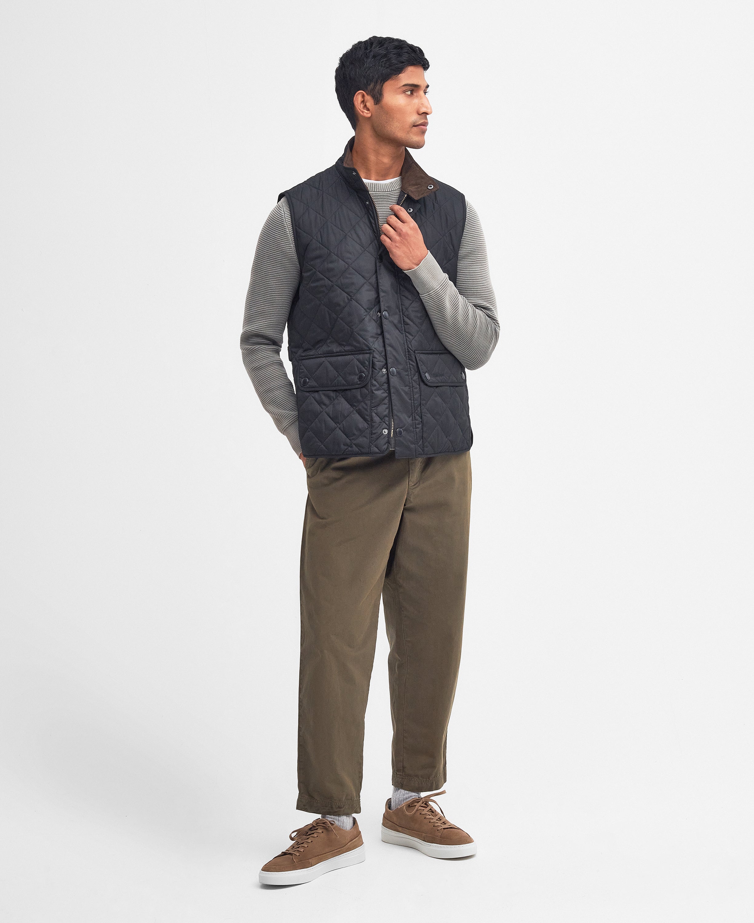 Barbour New Lowerdale Quilted Gilet - Navy