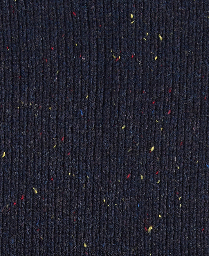Barbour Carlton Fleck Beanie &amp; Scarf Gift Set - Navy