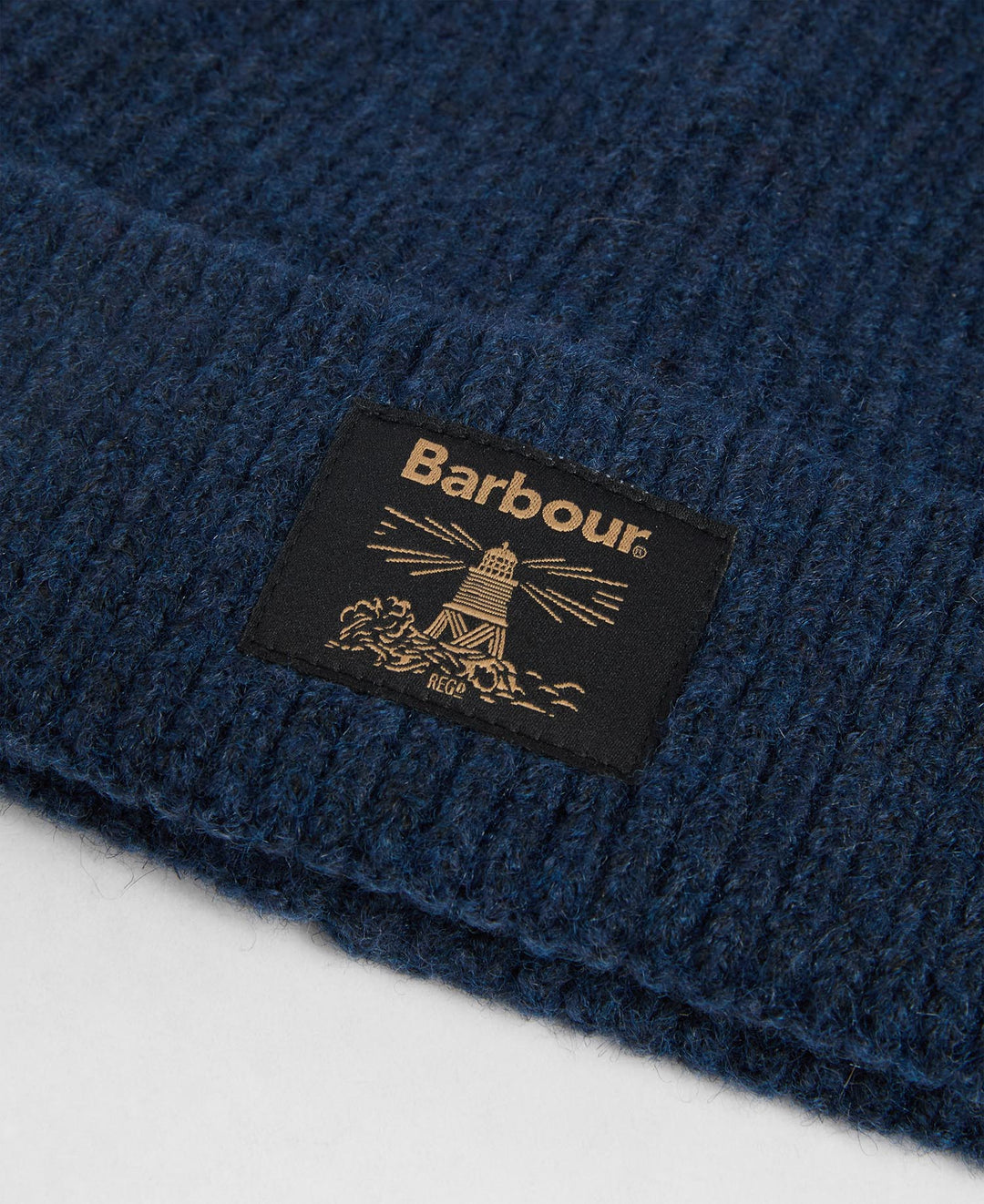 Barbour Westerdale Beanie &amp; Scarf Gift Set - Navy/Grey