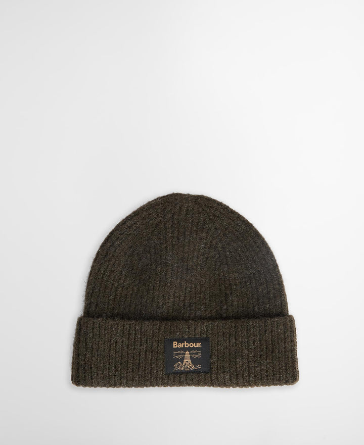 Barbour Westerdale Beanie &amp; Scarf Gift Set - Olive/Navy