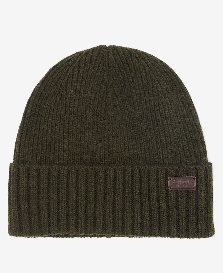 Barbour Carlton Beanie Hat - Dark Green