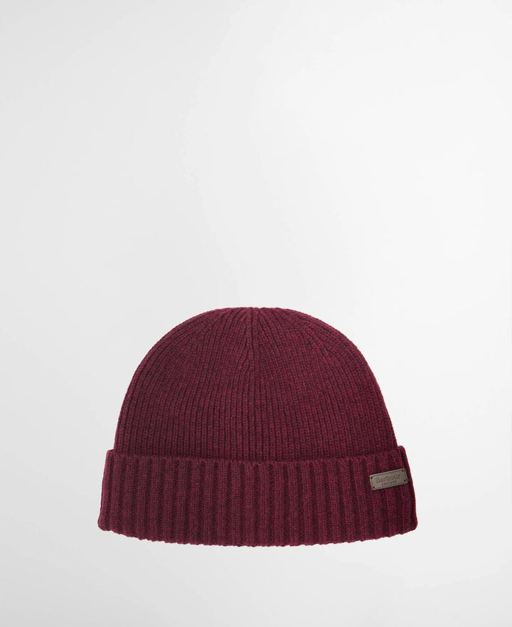Barbour Carlton Beanie Hat - Burgundy