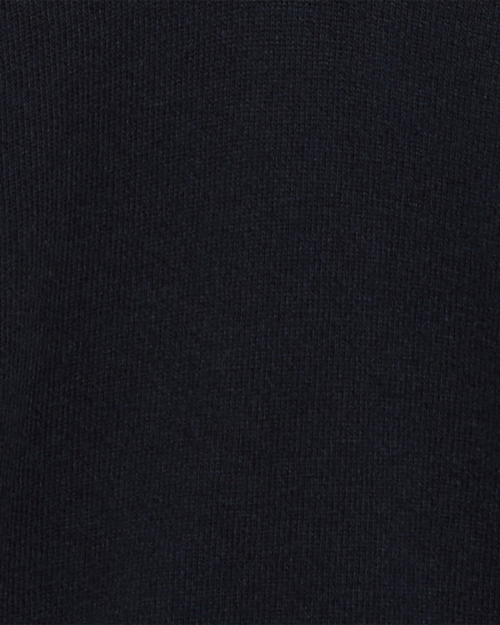Barbour Essential Lambswool Half Zip Knitted Jumper - Navy